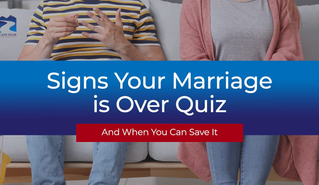 signs your marriage is over quiz